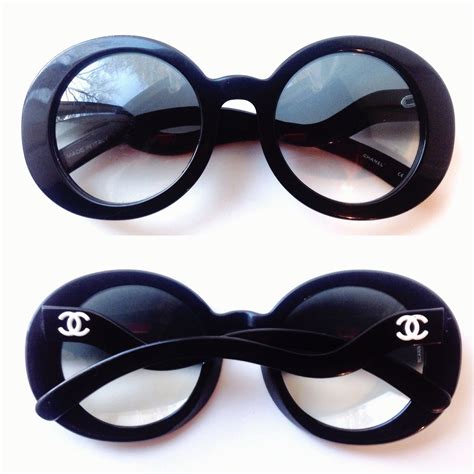 Vintage 5018 half tint Chanel sunglasses women authentic